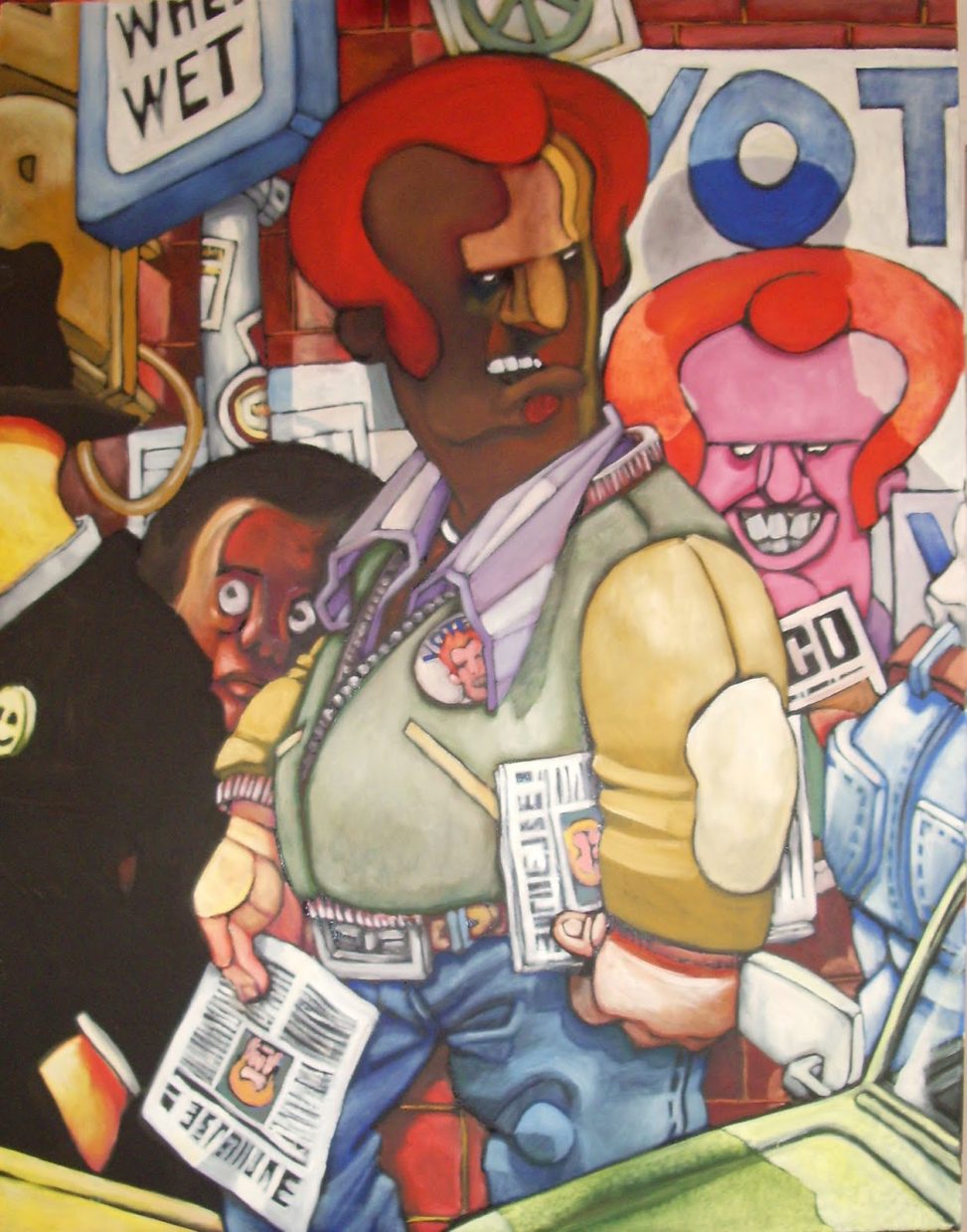 « Oui, et bien, moi non plus, j’en voudrai pas de ton tract »